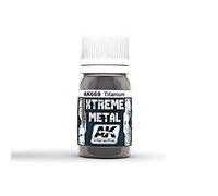 AK Interactive Paints 30ml Extreme Metal - Titanium