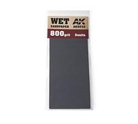 (AK09032) - AK Interactive Sandpaper - Wet, 800 Grit, 3 Units
