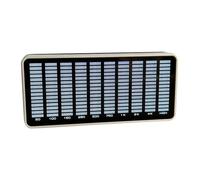 AK1016 Music Meter Level LED Music Spectrum, White | Rhythm Light Atmosphere Lamp Live Broadcasting Sound Level Indicator for Display Pickup Car Player