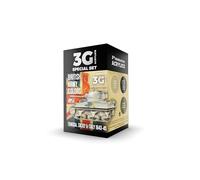 AK Interactive 3G Acrylic Paint Set - British Army Colors Tunisia, Sicily & Italy 1943-45 (AK11677), Black