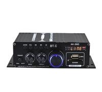 AK380/G8/AK370/AK270/AK170 800W 12V Home Car Hifi Power Amplifier Stereo BASS Audio Amp Speaker Class D Sound for Professional DJs(AK370 bluetooth)