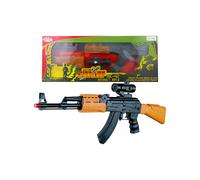 AK47 Toy Gun - Battery-Powered Military Assault Rifle with Lights & Realistic Sounds