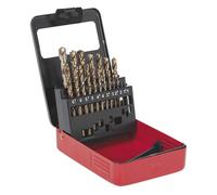 Sealey AK4701 Hss Cobalt Split Point Fully Ground Drill Bit Set 19Pc Metric