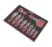 AK6802 Locking Pliers Set 10pc