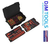 AK7938 SEALEY 1000V Insulated Tool Kit 3/8"Sq Drive 50pc