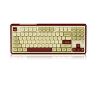 AK870 MOA Height Keycap Triple Mode Connection Gray Beige Red