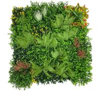 AKA Artificial Living Wall Panels Green Plant Flower Foliage 1m x 1m AKA Green