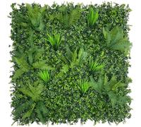 AKA Artificial Living Wall Panels Green Plant Flower Foliage 1m x 1m | Size: 100 cm x 100 cm AKA Green 100 cm x 100 cm