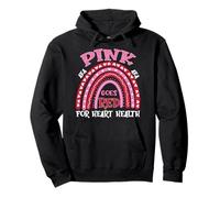 AKA Pink Goes Red For Heart Health Awareness Month 2022 Pullover Hoodie