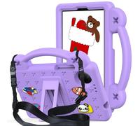 AKABEILA Compatible with Doogee U11/U11 Pro 2025 11 inch/Tab G6/Tab G6+ 11 inch/Infinix Xpad 20 2025 inch/Umidigi G7 Tab Pro 2024 11 inch Tablet Case, Shoulder Strap & Stand Handle Light Purple