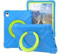 AKABEILA Tablet Case for Apple iPad Air 5/iPad Air 4 10.9 Inch, Rugged Anti-Slip Case with Swivel Stand Soft TPU Shockproof Skids Friendly Tablet Cover