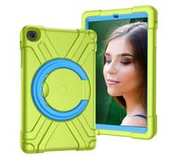 AKABEILA Tablet Case for Samsung Galaxy Tab A 10.1 T510/T515 10.1 inch, Rugged Anti-Slip Case with Swivel Stand Soft TPU Shockproof Skids Friendly Tablet Cover