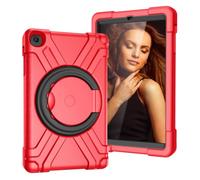 AKABEILA Tablet Case for Samsung Galaxy Tab A 10.1 T510/T515 10.1 inch, Rugged Anti-Slip Case with Swivel Stand Soft TPU Shockproof Skids Friendly Tablet Cover