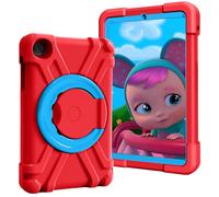 AKABEILA Tablet Case for Samsung Galaxy Tab A 8.4 T307, Rugged Anti-Slip Case with Swivel Stand Soft TPU Shockproof Skids Friendly Tablet Cover