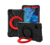 AKABEILA Tablet Case for Samsung Galaxy Tab A7 Lite T220/T225, Rugged Anti-Slip Case with Swivel Stand Soft TPU Shockproof Skids Friendly Tablet Cover