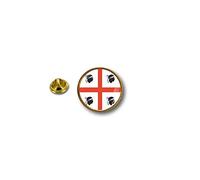 Akacha pins pin's Flag Badge Metal Lapel hat Button Biker Flag Sardinia Sardegna Italy