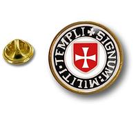 Akacha pins pin's Flag Badge Metal Lapel hat Button Knights Crusader Templar Cross r3