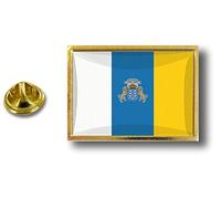 Akacha pins pin's Flag National Badge Metal Lapel Backpack hat Button Canary Islands