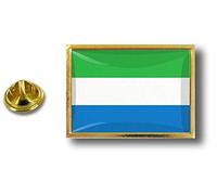 Akacha pins pin's Flag National Badge Metal Lapel Backpack hat Button Vest Sierra Leone