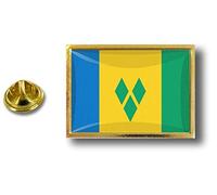 Akacha pins pin's Flag National Badge Metal Lapel hat Button Vest st Vincent Grenadines