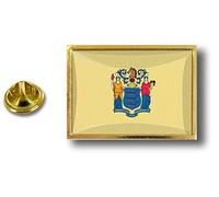 Akacha pins pin's Flag National Badge Metal Lapel hat Button Vest USA New Jersey