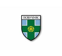 Akacha Sticker county shield car vinyl souvenir decal flag caravan crest derbyshire