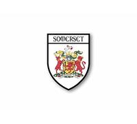 Akacha Sticker county shield car vinyl souvenir decal flag caravan crest somerset r2