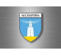Akacha Sticker decal souvenir car coat of arms shield city flag alexandria egypt