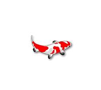 Akachafactory Japanese Fish Koi Carp Vinyl Sticker