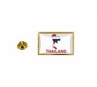 Akachafactory Pin Badge Flag Country Map T Thailand