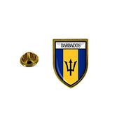 Akachafactory Pin Badge Remembrance City Flag Country Barbados