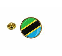 Akachafactory Pin pin badge Tanzania flag Tanzanian round rosette