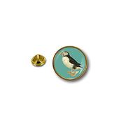 Akachafactory pins pin's Badge Metal Lapel hat Button Vest Animal Puffin
