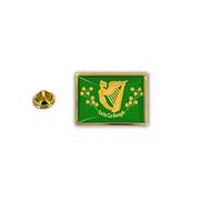 Akachafactory pins pin's Flag National Badge Metal Lapel hat Button Vest Erin go Bragh Ireland