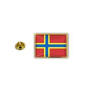 Akachafactory pins pin's Flag National Badge Metal Lapel hat Button Vest Orkney Islands