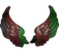 Akachafactory Sticker flag country wings biker decal vinyl motorbike AFG afghanistan