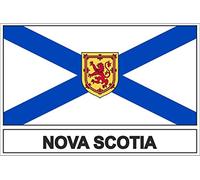 Akachafactory Sticker flag vinyl country canada nova scotia