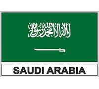 Akachafactory Sticker flag vinyl country KSA saudi arabia