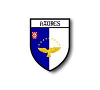 Akachafactory Stickers decal souvenir vinyl car shield city flag world crest azores portugal