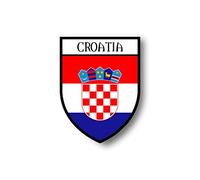 Akachafactory Stickers decal souvenir vinyl car shield city flag world crest croatia