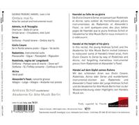 AKADEMIE FÜR ALTE MUSIK BERLIN / ANDREAS SCHOLL GEORGE FRIDERIC HANDEL: OMBRAI M