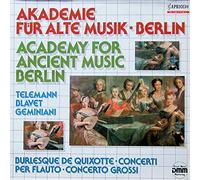 Akademie für alte Musik Berlin - Die Akademie für alte Musik Berlin spielt Werke von Telemann, Blavet & Geminiani [Vinyl LP] [Schallplatte]