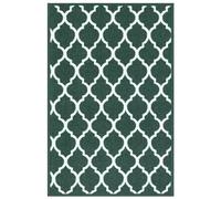 AKADIL Washable Door Mats Indoor & Outdoor Heavy Duty Non-slip Rug, Perfect Dust Grabbing Doormats,S mall & Large Doormats, Hall Runner and Door Mat (Emerald-trellis, 50 x 80 cm (Rectangular))