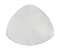AKAFKKPYXSD Triangle Silicone Breast Mastectomy Prosthesis Self-adhesive Concave Bra Pads Soft Realistic Enlargement Bra(700g/Piece, Transparent)