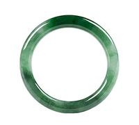 AKAFKKPYXSD Women Natural Jade Bracelet Green Good Luck Fashion Jewellery Jade Stone Bangle Suitable For Dates Parties Holiday Gifts, 56-57MM