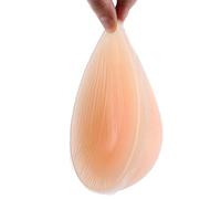 AKAFKKPYXSD Women Silicone Breast Forms Self-adhesive Enlargement Bra For Mastectomy Transgender Cosplay(200g/Piece, Nude)