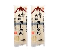 Akagi Joshu Japanese Dried Noodles - Kishimen Dried Wheat Flat Noodle 270g (2 Packs, 6 Servings)