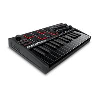 Akai Professional MPK Mini MK3 25-Key USB MIDI Keyboard Controller, Black | Velocity-Sensitive Mini Keys, 8 MPC Pads, 8 Knobs, Software Suite Included, for Beat Makers, Music Producers and Home Studios