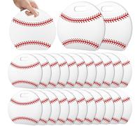 AKAIXI 24pcs Baseball Candy Bags with Handles Reusable Sealed Treat Bags, Stand-up Bottom Snack Bags for Baseball Coach Sport Team and Baseball Mom, Party Favor Birthday Gifts Supplies