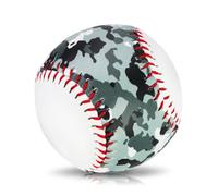 AKAIXI Baseballs PVC 9in Practice Baseball for Training Hitting Lifestyle Decor Ideal Personalized Inspired Gifts for Players Coaches Moms (Urban Camo, Baseball Set (1 Piece))
